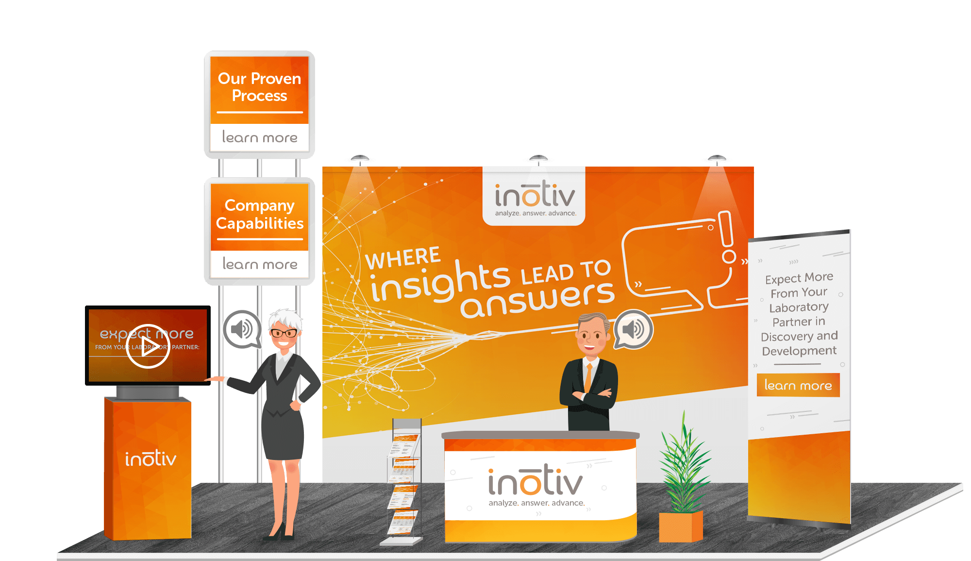 Virtual booth image